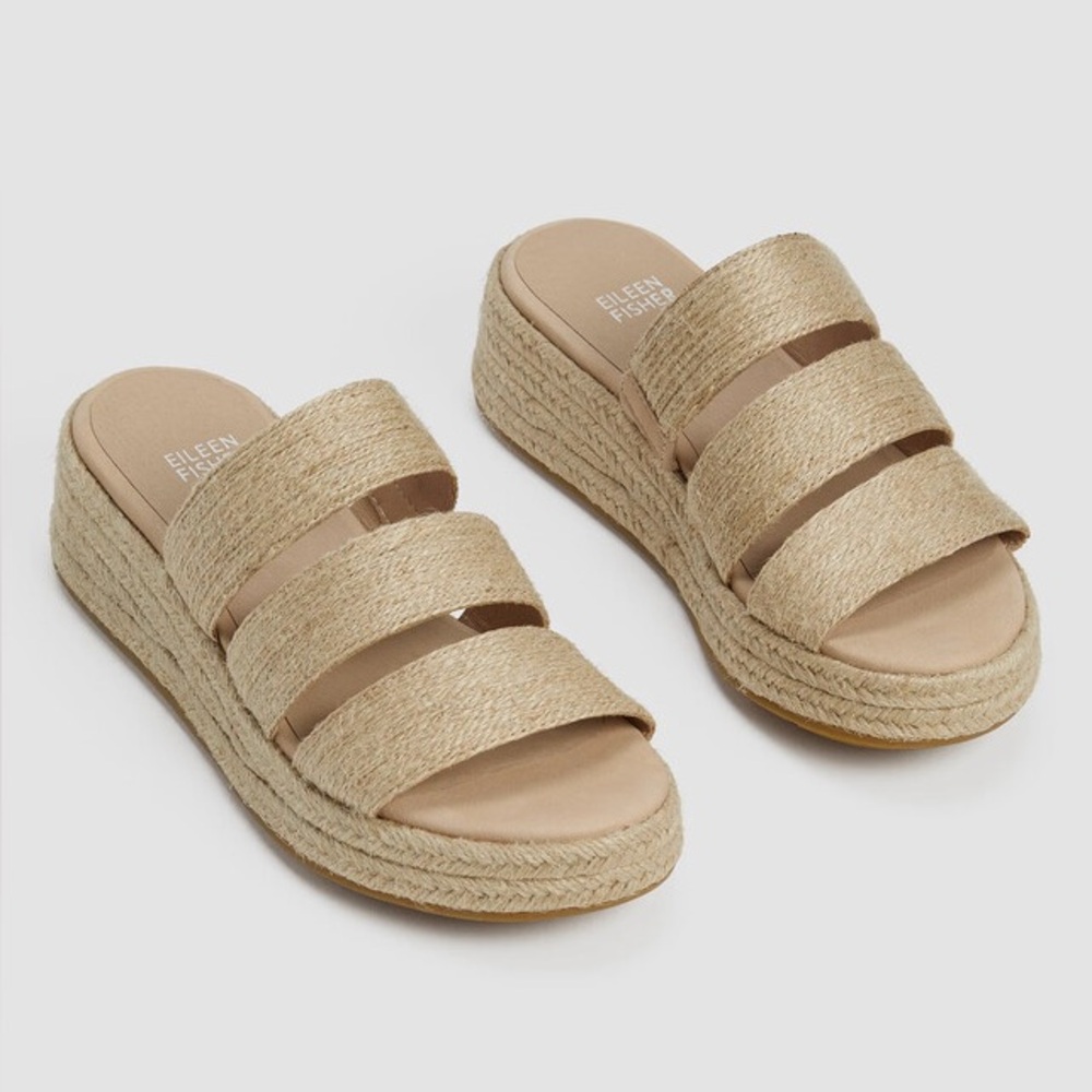 Eileen Fisher Mayla Jute Espadrille Sandal size 9
